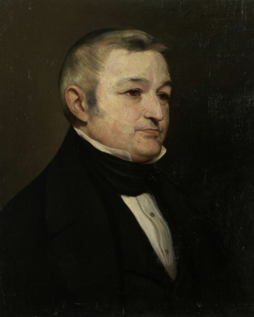 Portrait de M. Thiers par Charles-Émile Callande de Champmartin. Peint en 1847.